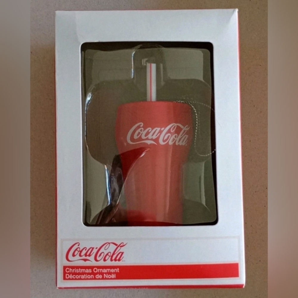 Kurt Adler Coca Cola Cup Christmas Ornament Holiday Decoration - Picture 2 of 3